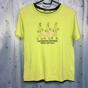 GLOBAL WORK Tシャツ ライムグリーン150cmサイズ