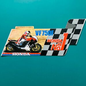 未使用保管品 ホンダ HONDA IS No.1 VF750F ステッカー 当時物