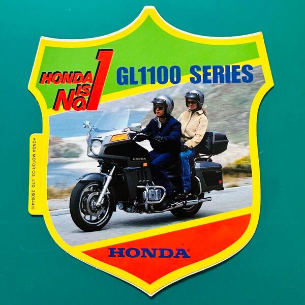 未使用保管品 ホンダ HONDA IS No.1 GL1100 SERIES ステッカー 当時物
