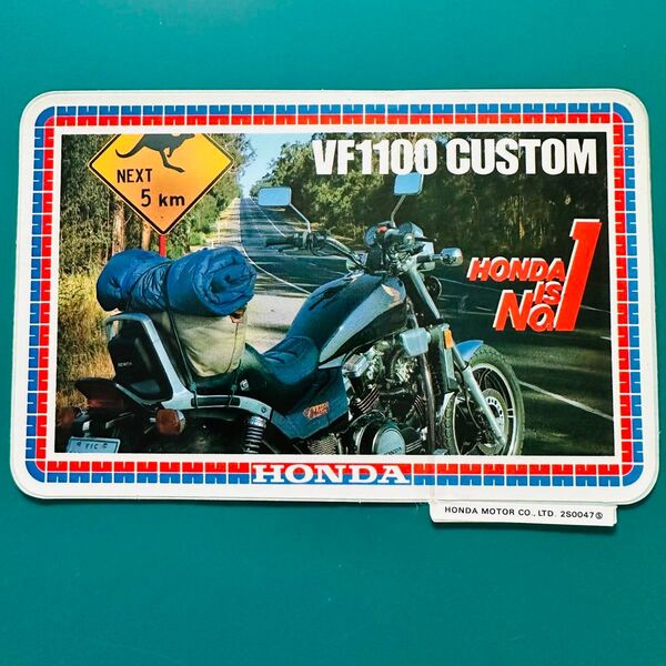 未使用保管品 ホンダ HONDA IS No.1 VF1200 CUSTOM ステッカー 当時物