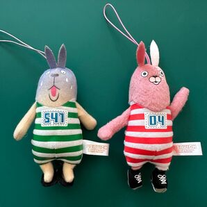未使用長期保管品 USAVICH ウサビッチ 人形ぬいぐるみマスコット 2個セット キレネンコ プーチン 2010-2011