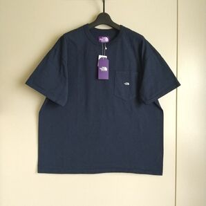 ザ ノースフェイス パープルレーベル 7oz Pocket Tee N25SI102 ネイビー Lサイズ 新品