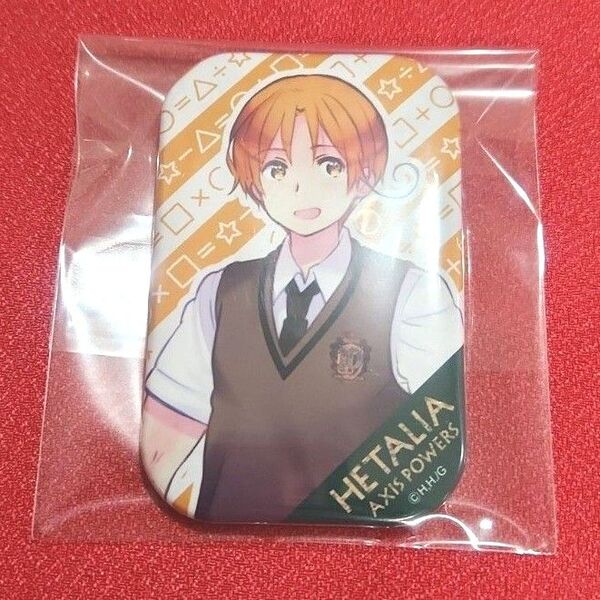 ヘタリア イタリア ヒサゴ イベント限定 学生風 缶バッジ 缶バッチ 学園ヘタリア