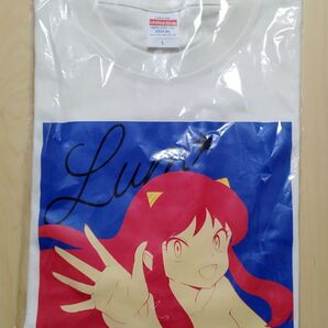 ラムちゃんTシャツ 白 ジョージア ラムちゃんと鬼ごっこ レア
