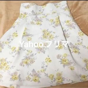 レストローズ スカート 薔薇柄 バラ柄