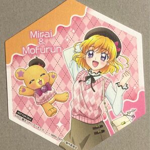 コースター 魔法つかいプリキュア!!朝比奈みらい&モフルン(春色ファッション)