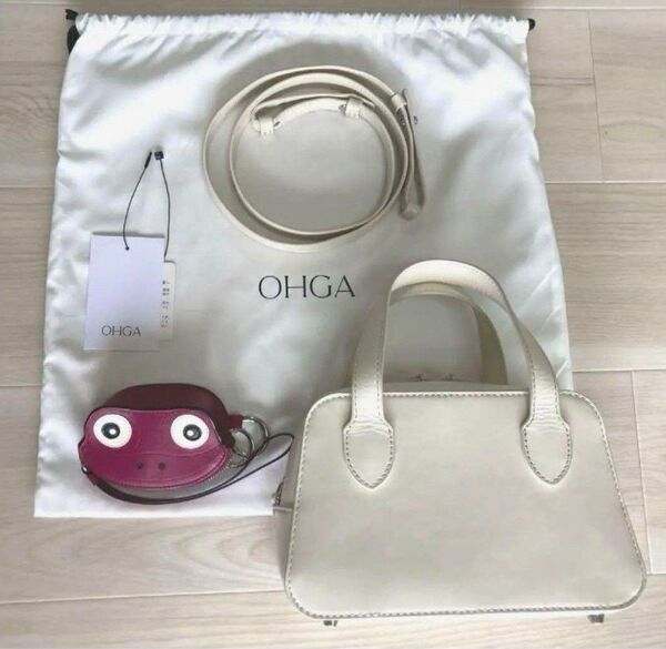 OHGA 激レア セット ミニボストンバッグ カエル チャーム J&M