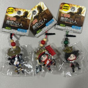 ご当地 進撃の巨人 ビーズストラップ リヴァイ ミカサ エレン 織田信長 徳川家康 武田信玄