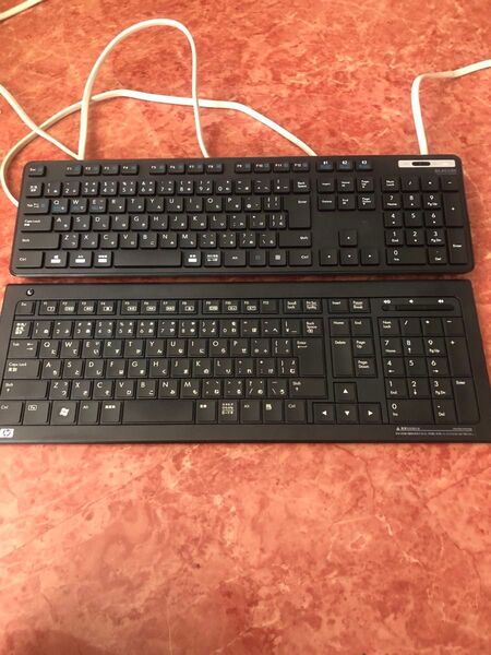 GYP0326 ワイヤレスキーボード 2個 エレコム hp 動作未確認