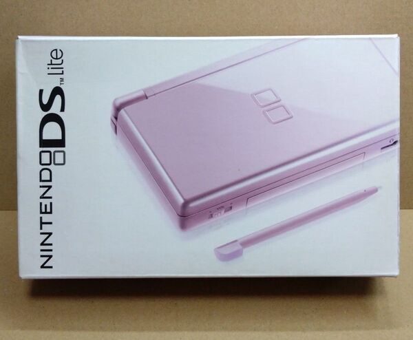 未使用に近い 海外版 北米版 ニンテンドー DS Lite メタリックロゼ 箱付き