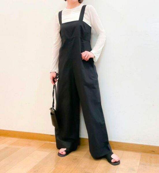 UNIQLO リネンブレンドサロペット