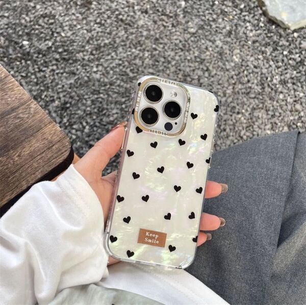 新品入荷 韓国 IPHONE 16 Promaxケース メッキ加工 ハート 可愛い おしゃれ 大人気 アイフォーンケース