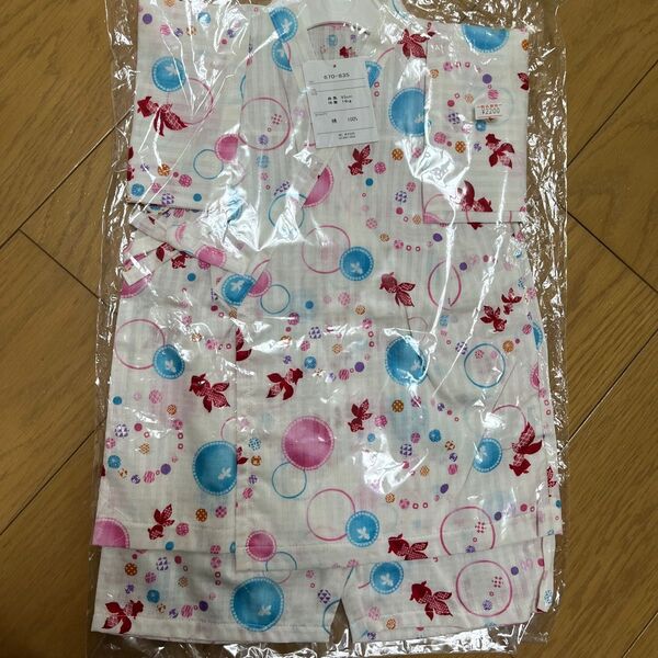 新品未使用 甚平 女の子 95 90