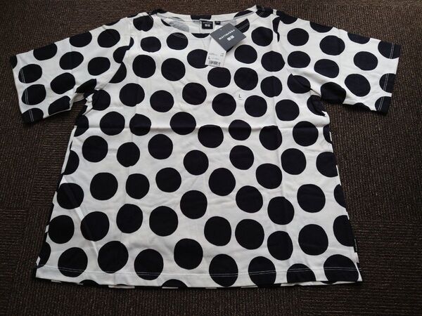 新品タグ付き ユニクロ×マリメッコ コラボTシャツ Lサイズ Marimekko ④