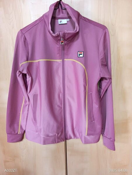 【FILA ピンク ジップアップジャケット】