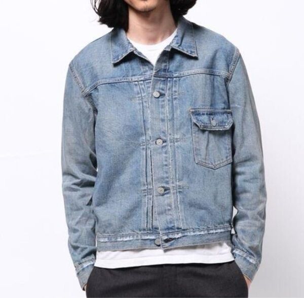 【美品】レミレリーフ デニムジャケット 1st xl