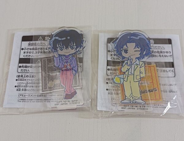幸村精市 観月はじめ セット / 新テニスの王子様 / のすたるぽっぷ スタンド付きアクリルプレート アクリルスタンド