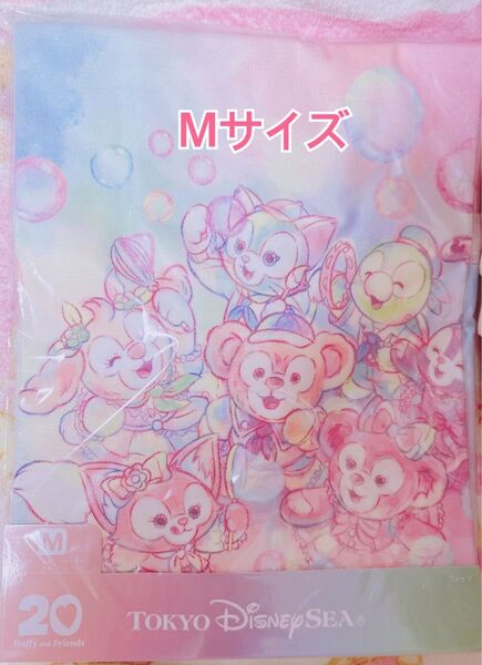 ダッフィーフレンズ20周年 カラフルハピネス Tシャツ Mサイズ ディズニー