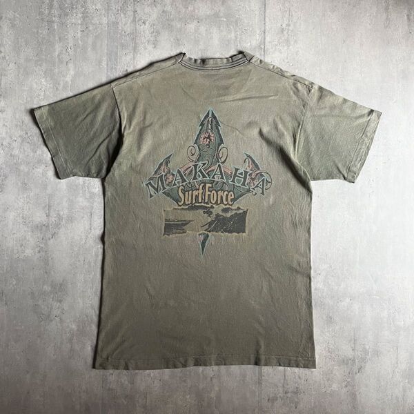 【90s vintage】Tシャツ サーファー トライバル フェード MAKAHA usa製 古着