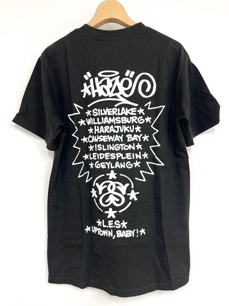 STUSSY ステューシー HAZE ヘイズ ワールドツアー Tシャツ WORLD TOUR TEE S ブラック BLACK