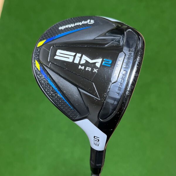 【SIM2 MAX】 フェアウェイウッド 5w 18° Speeder 569 evolution Ⅵ S リシャフト