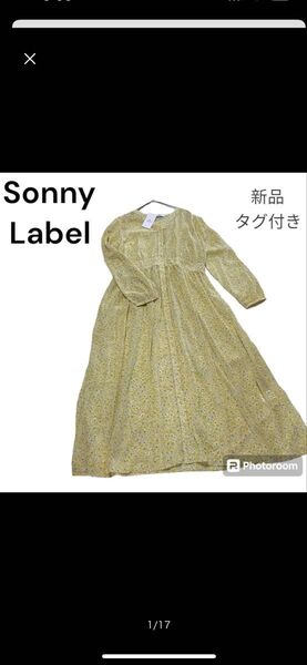 新品未使用 Sonny Label ロング シャツワンピース 花柄 フェミニン