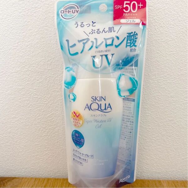 スキンアクア スキンアクアスーパーモイスチャー UV ジェル 1個 日焼け止め ロート製薬 110g