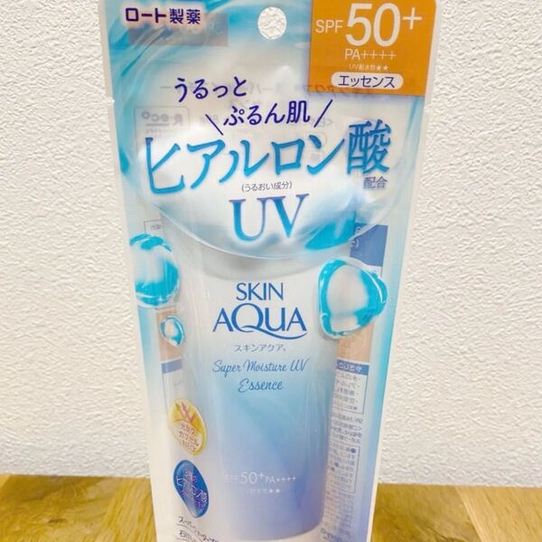 スキンアクア スキンアクアスーパーモイスチャー UV エッセンス 1個 日焼け止め ロート製薬 80g 新品 未開封