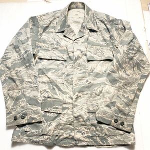 米軍放出品 実物 アメリカ空軍 ABU タイガーカモ デジタル迷彩 コンバットジャケット 38R 中古 上着