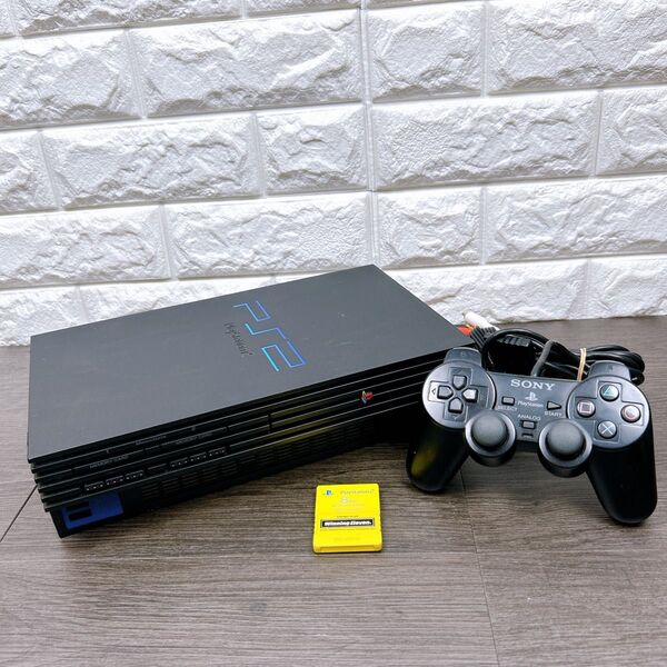 【PS2】プレイステーション2 SCPH-50000 ミッドナイトブラック 本体