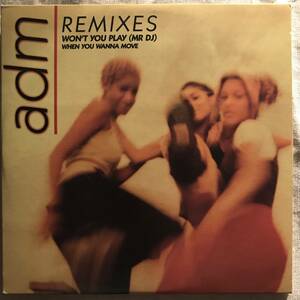【CD Single】レアジャケ ADM/Remixes France盤