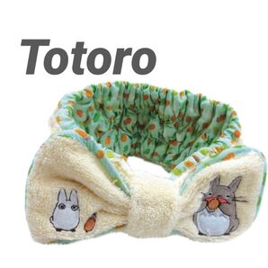 ヘアバンド となりのトトロ スタジオジブリ どんぐりと若葉 ヘアターバン 新品
