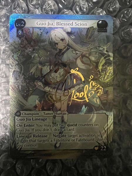 Guo jia,Blessed Scion grand archive CSR