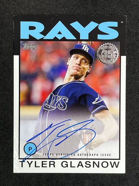 2024 Topps Tyler Glasnow Auto グラスナウ 直筆サイン グラスノー ドジャース