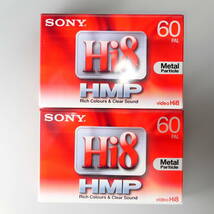 ★SONY ソニー video Hi8 ビデオ ハイエイト HMP 60 記録媒体 メディア 未使用品 2個セット _画像1