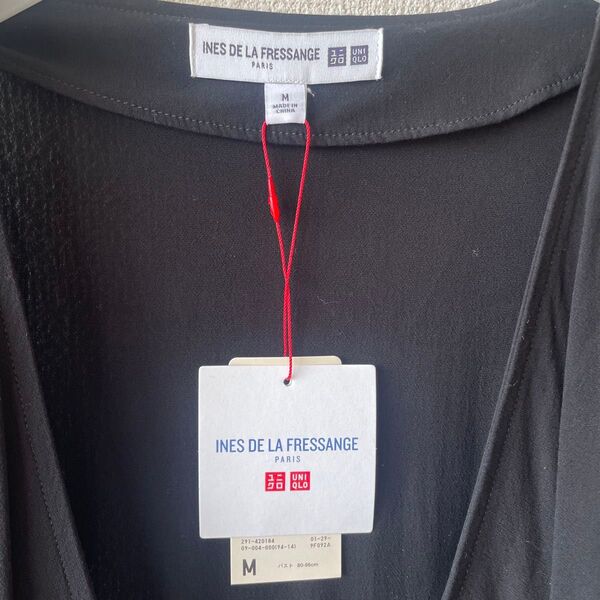 新品UNIQLO INES DE LA FRESSANGE ブラックワンピース ロング
