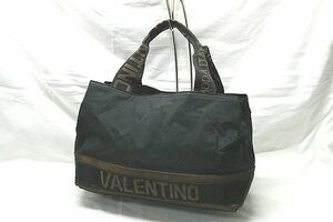 VALENTINO　ヴァレンティノ　ハンドバッグ　ナイロン　黒 
