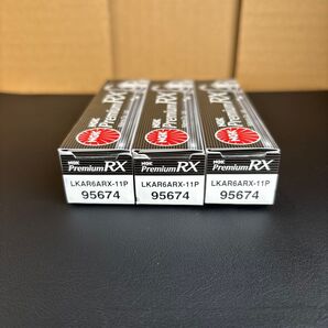 NGK Premium RXプラグ LKAR6ARX-11P 3個セット