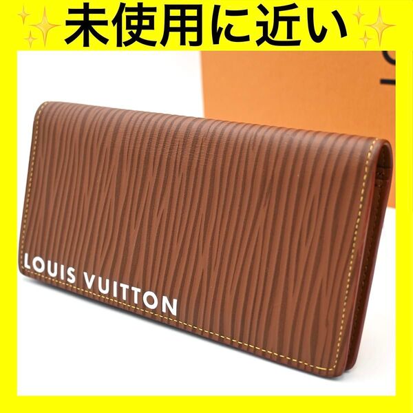 【箱・袋付き】ルイヴィトン エピ ブラザ エピXL 長財布 ブラウン メンズ