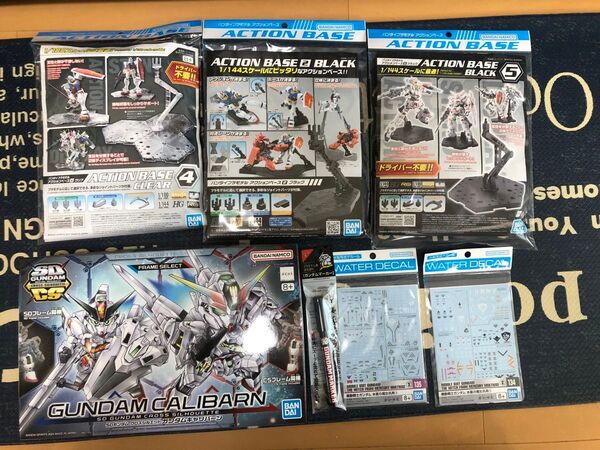 ガンダム ガンプラ プラモデル 未組立 アクションベース キャリバーン ガンダムマーカー 水星の魔女 水転写式デカール