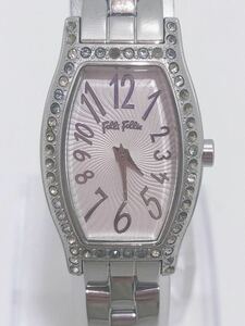 T282 美品 フォリフォリ Folli Follie レディース クォーツ腕時計