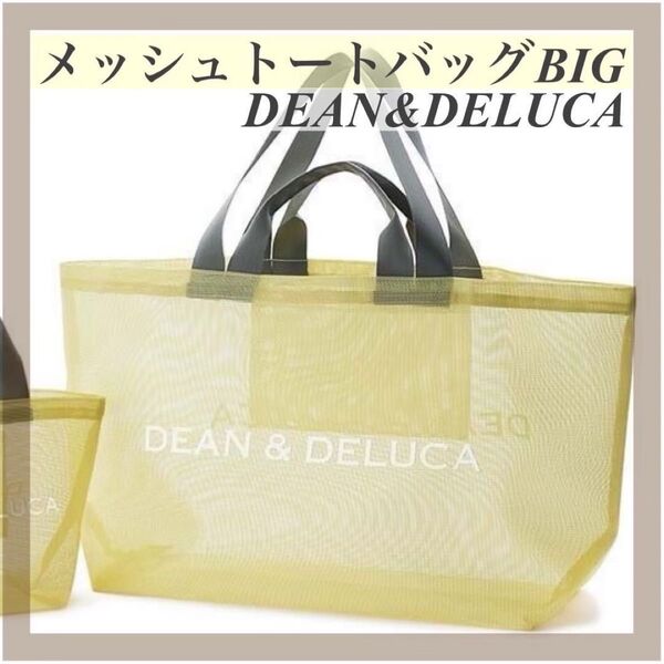 【新品】DEAN&DELUCAディーン&デルーカメッシュバックイエローBIG