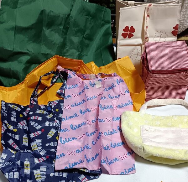 値下げ無し※計7個セット。エコバッグ