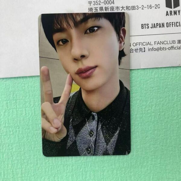 BTS ジン JIN Happy JPFC 購入特典 当選 フォトカード トレカ