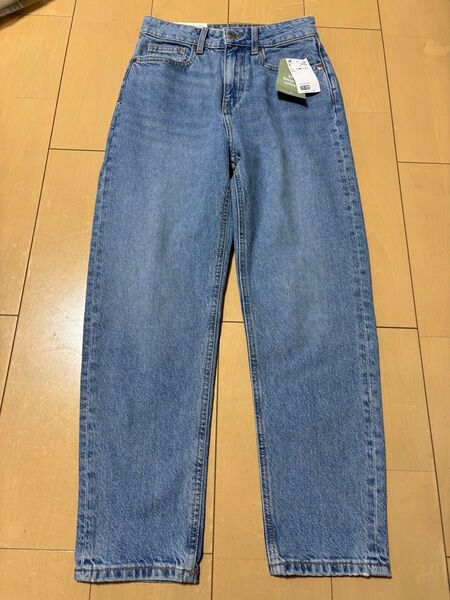 新品タグ付き H&M ハイウエストデニムパンツ 34