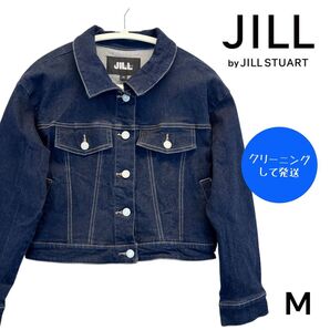 【美品】ジルスチュアート デニムジャケット ネイビー Mサイズ