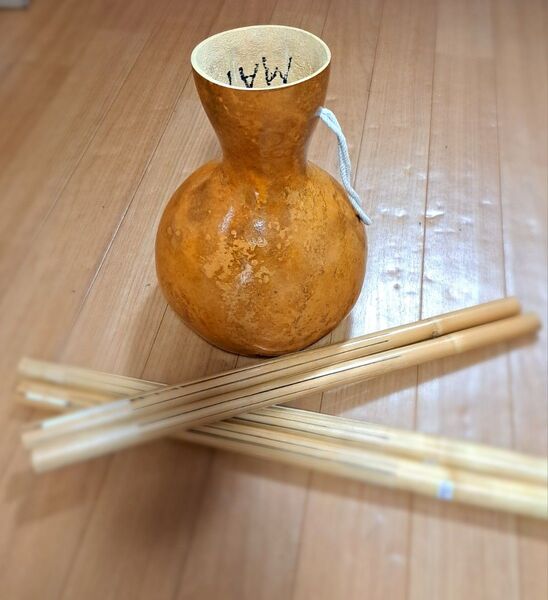 イプ プイリ フラ楽器 ハワイフラダンス楽器 ヒョウタンと竹の打楽器