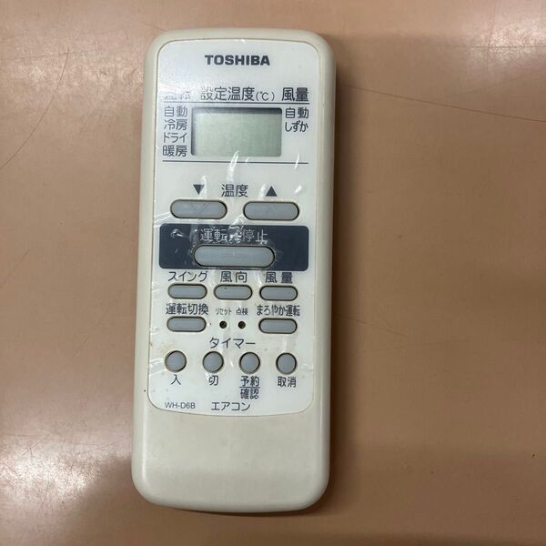 TOSHIBA エアコン リモコン WH-D6B