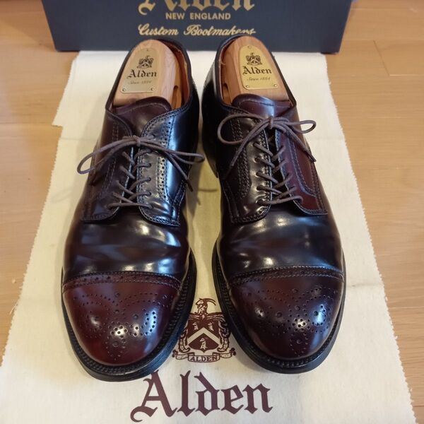 新着【希少】Alden54098 Modified Last#オールデンコードバン