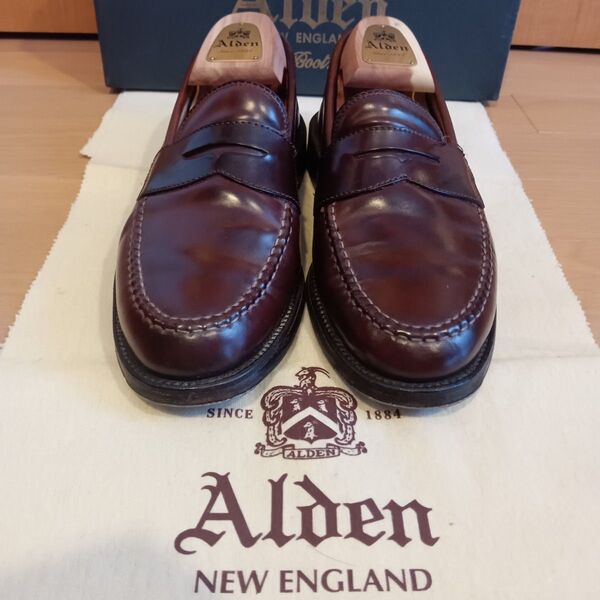 新着【極美品】ALDEN99162 ShellCordovan #オールデンコードバン